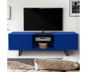 Camden Blue Herringbone TV galds 